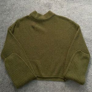 Olive green sweater